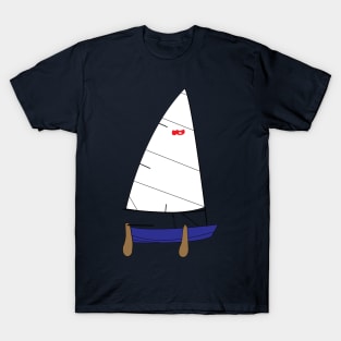 Naples Sabot Sailboat - Blue T-Shirt